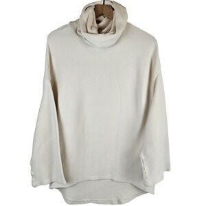 Esby Apparel Mesa Dolman Rib‎ Turtleneck, Natural, size M